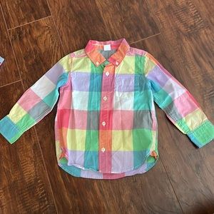 Baby Gap plaid button down